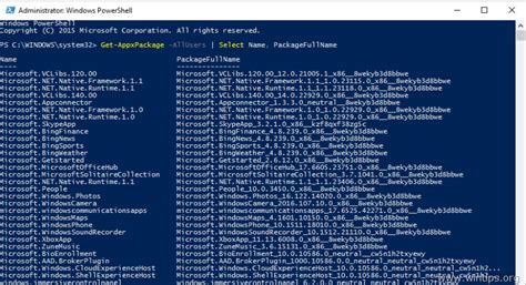 How to view all installed Apps & Packages in Windows 10, 8.1, 8 .
